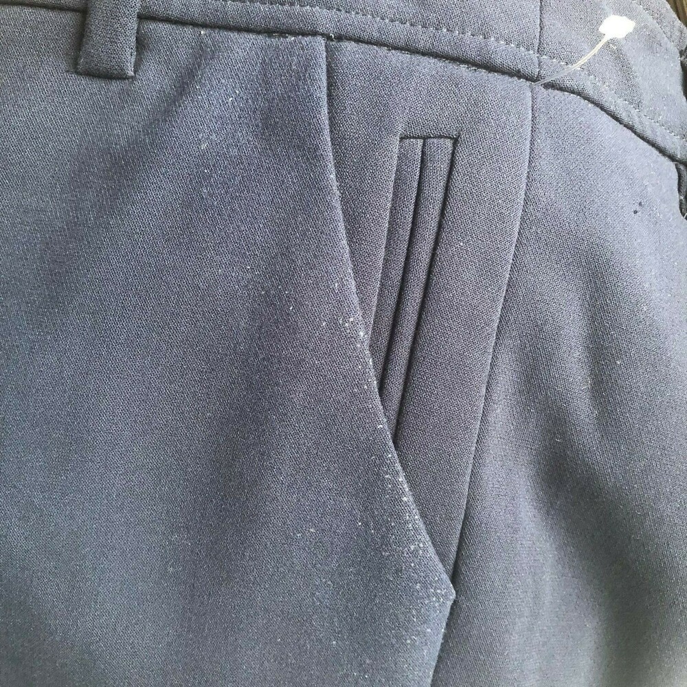 Trina Turk Trousers Pants Navy Blue Size 4 O026 $300 - Picture 7 of 8